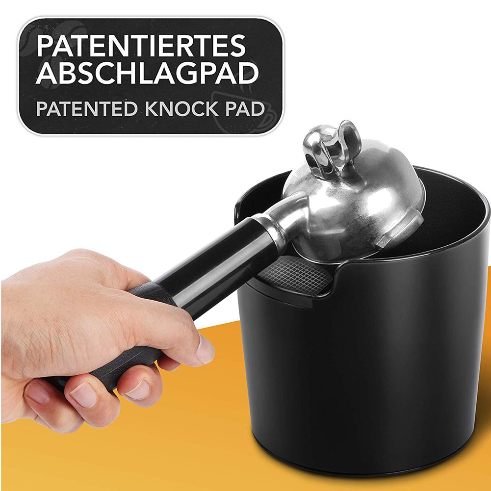 Dump Bin Household ABS Machine Knock Box Barista Recycling Easy Clean Shock Absorbent Deep Coffee Grind Waste Storage