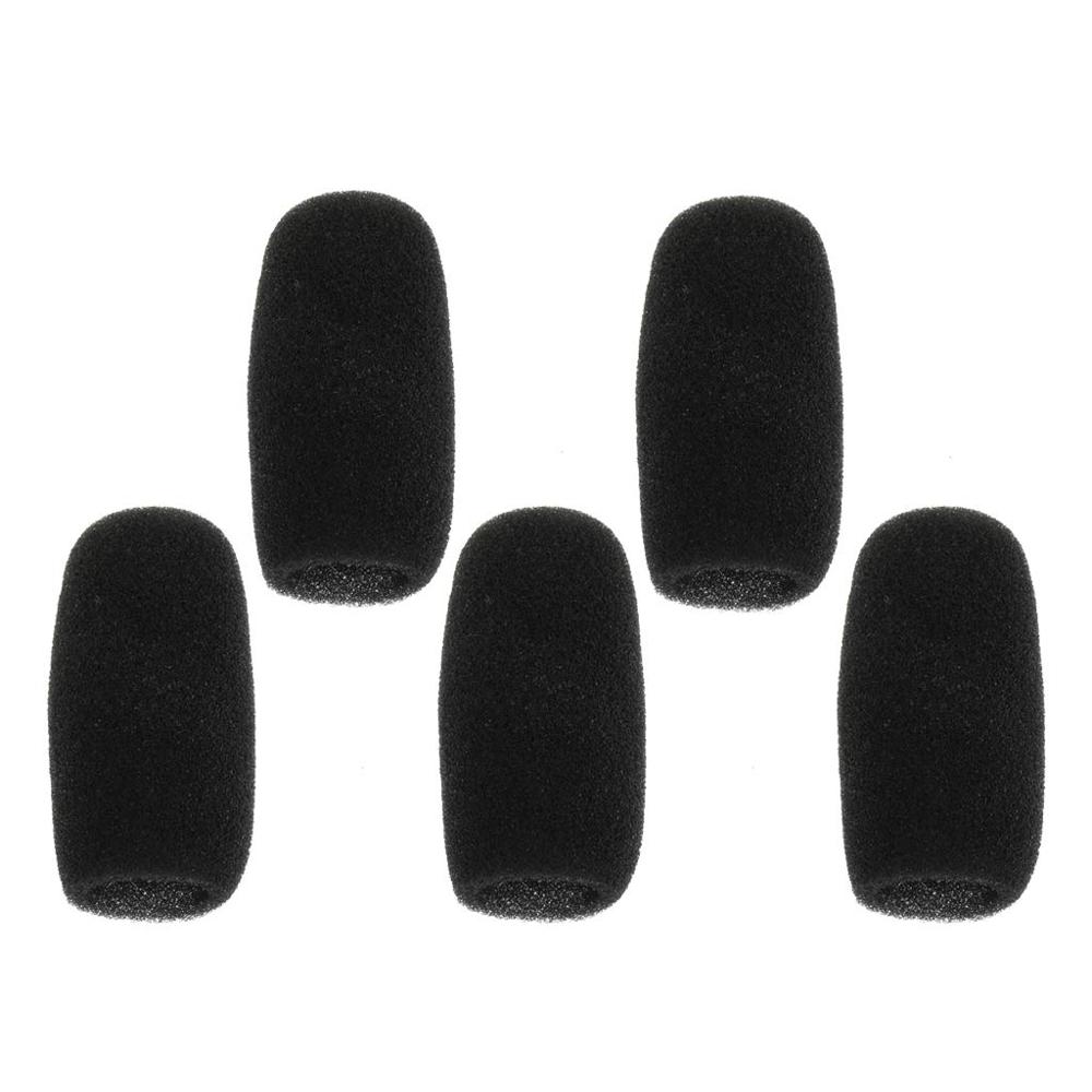 XRHYY 5 Pack Soft Thicken Non-Toxic Waterproof Studio Foam Microphone Cover Head Protective Conference Microphones Sponge Cap