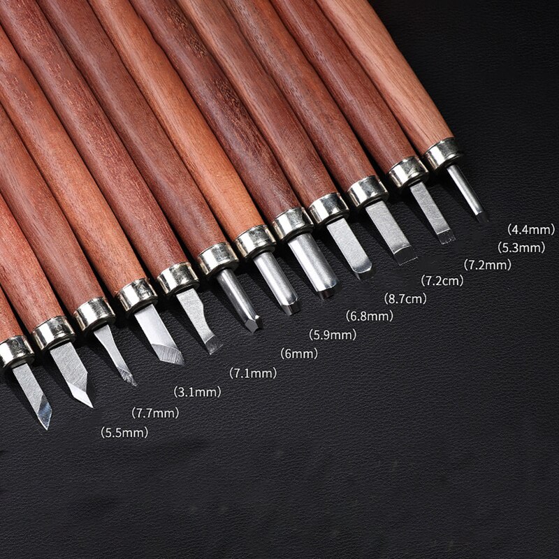 4-10 Stks/set Houten Handvat Carving Beitel Professionele Houten Sculptuur Tool Set Voor Houtbewerking Hobby Kunstenaar Ambachten Snijden