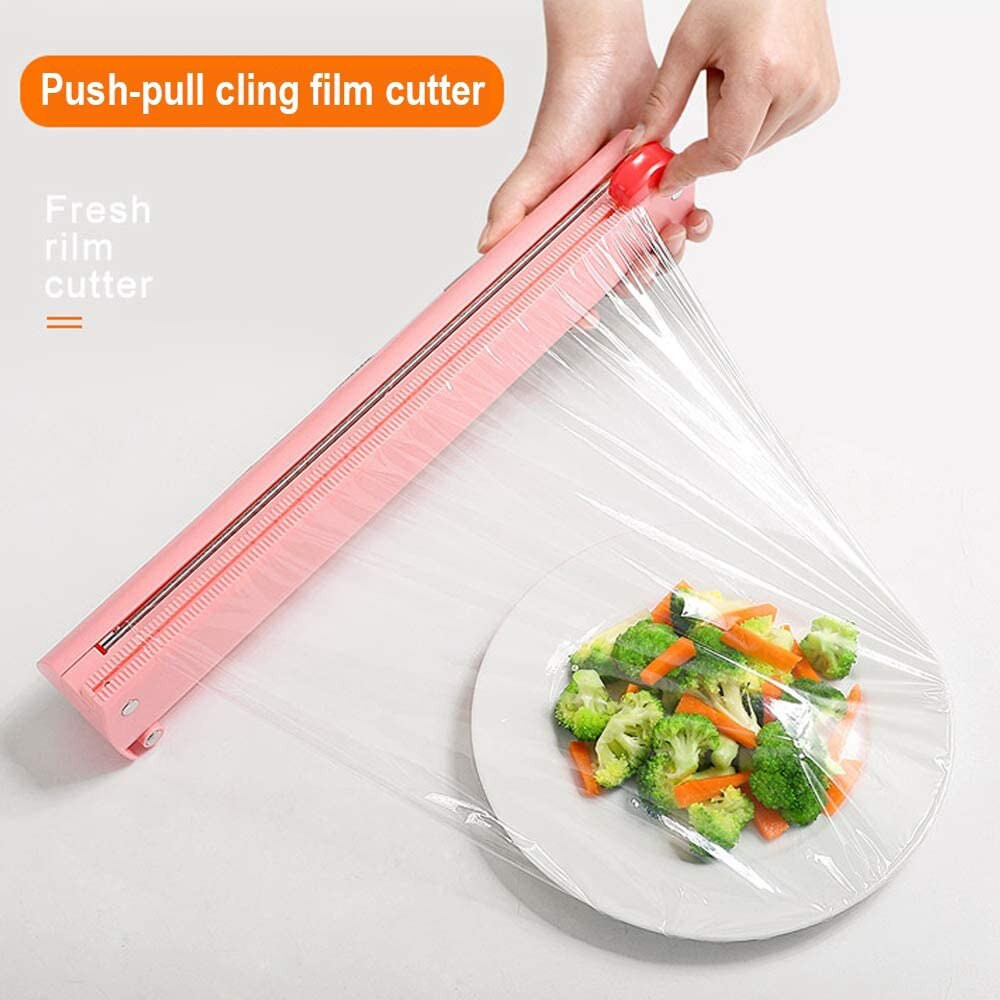 Vershoudfolie Snijder Papieren Handdoek Houder Keuken Film Wrap Dispenser Plastic Sharp Cutter Folie Aluminium Papier Rolhouder Keuken