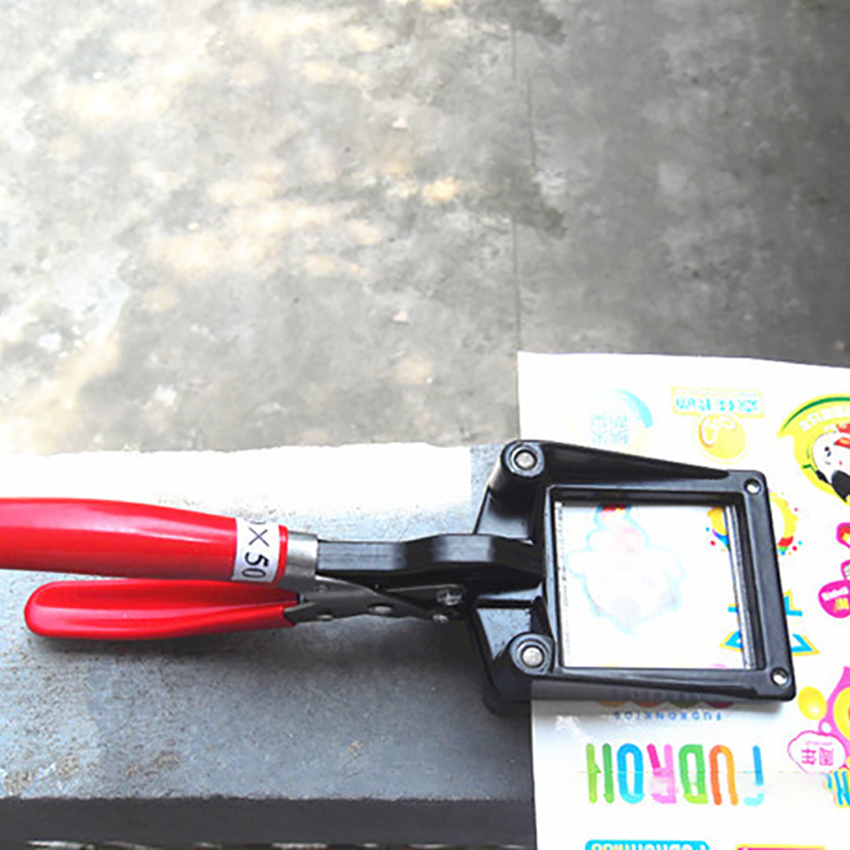 Estudio fotográfico/hogar estándar grande 2 "Photo Cutter alicates 50*50mm Ángulo Cuadrado cuchillo de corte de papel certificado cizallamiento de imagen