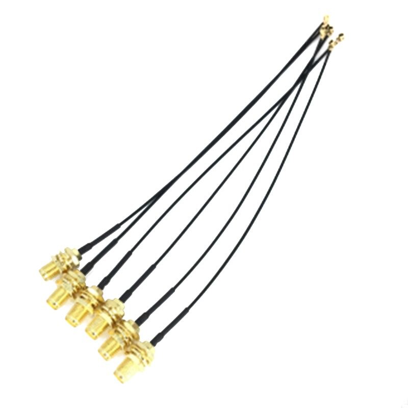 5PCS Extension Cord IPX to RP SMA Female Connector Antenna WiFi Pigtail Cable IPX to RP-SMA Jack Male SMA to IPX 1.13 Cable