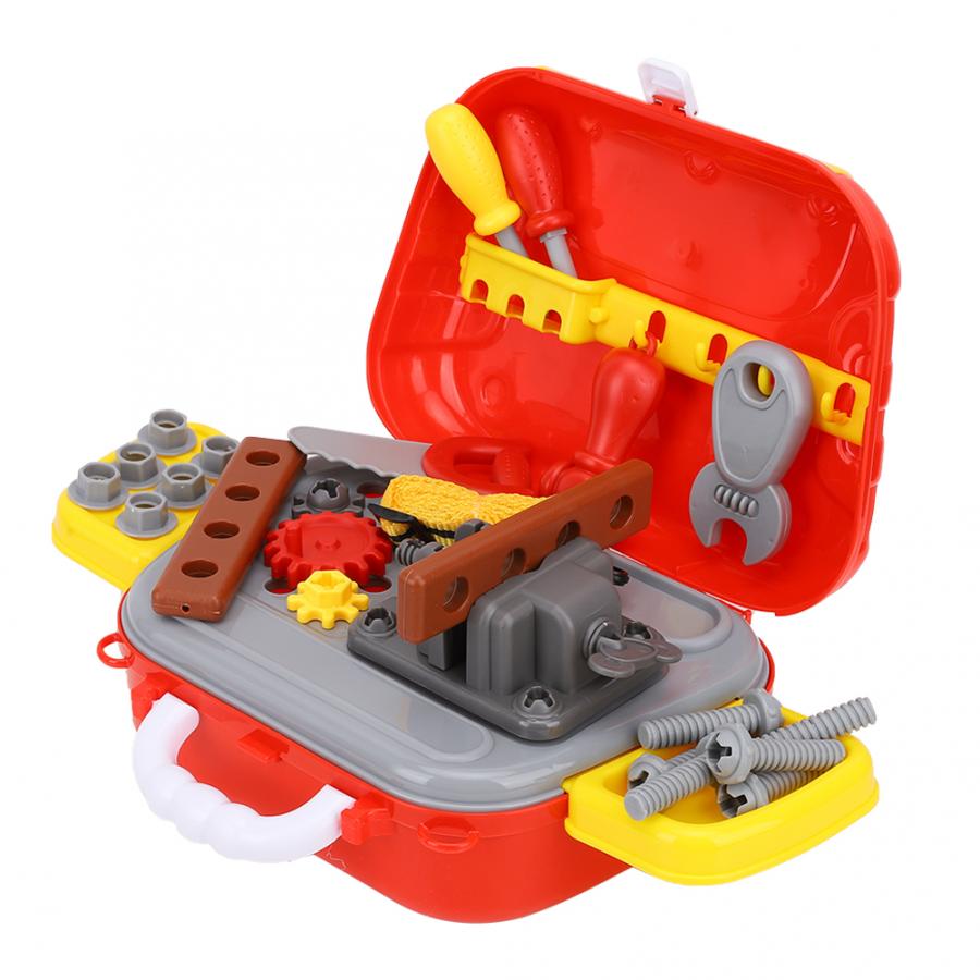 vorgeben abspielen Simulation Reparatur Werkzeuge Spielzeug freundlicher Werkzeugkasten Bausatz Kunststoff Bohrer Spiel Lernen Ingenieurwesen Puzzle Spielzeug für freundlicher freundlicher
