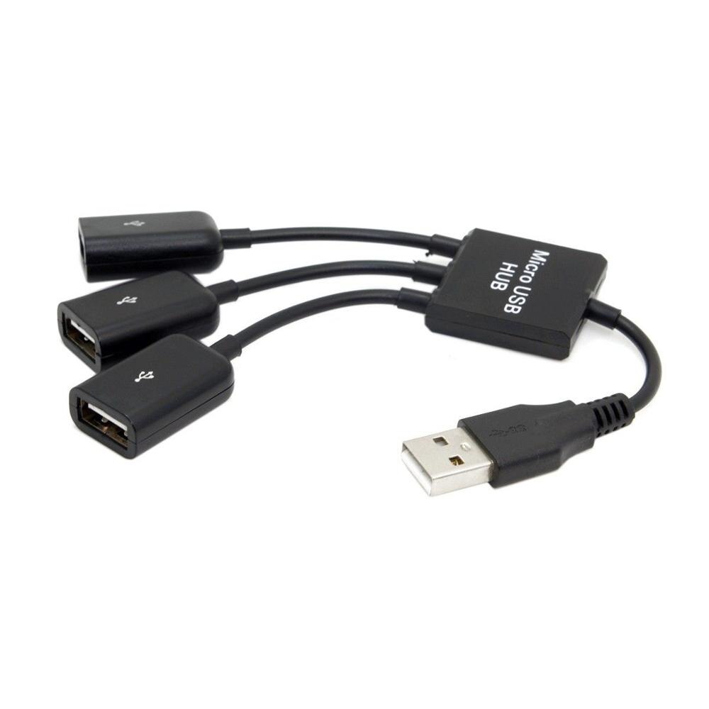 USB 2.0 to 3 Ports Hub Cable Bus power For Laptop Notebook PC