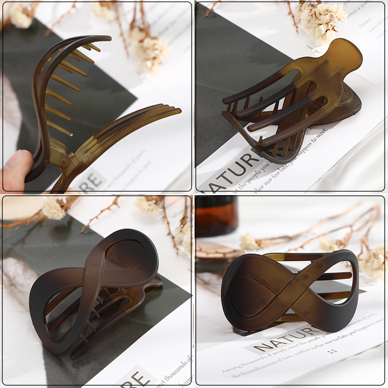 Pince à cheveux en forme de bec de canard pour femmes et filles, pince à cheveux en plastique sans couture, épingles à cheveux simples, outils de coiffure, accessoires