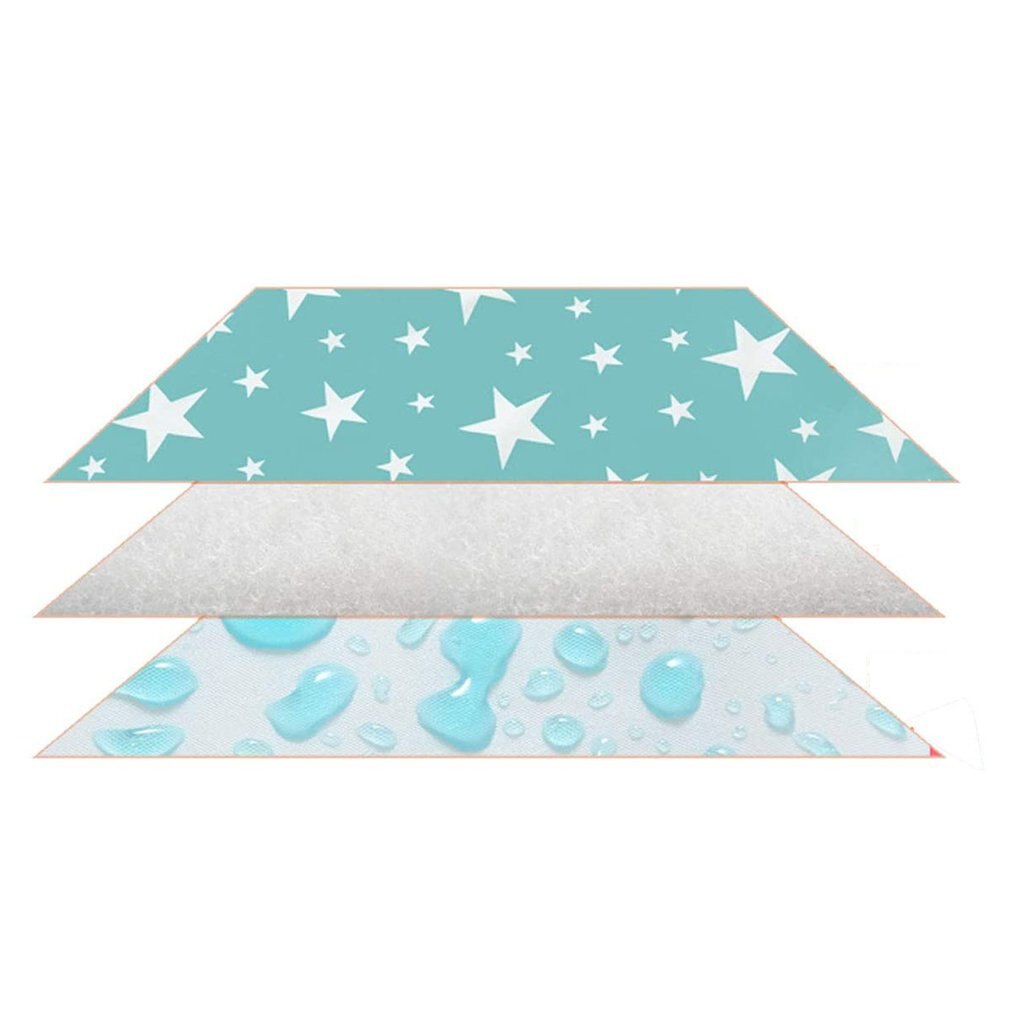 Breathable Cotton Cartoon Waterproof Baby Changing Pad Flexible And Baby Changing Pad