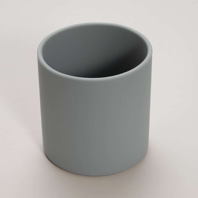 Baby Silicone Lekvrij Snack Cup Peuter Draagbare Voedsel Opbergdoos Baby Leren Drinkwater Cup Bpa Gratis Siliconen: 005 pebble