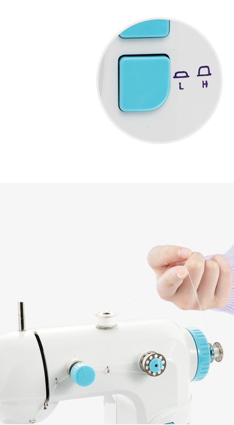 Mini Huishoudelijke Multifunctionele Elektrische Naaimachine, Huishoudelijke Buis Naaien, Dikke Diy Naaimachine, Naaimachine Groothandelaren