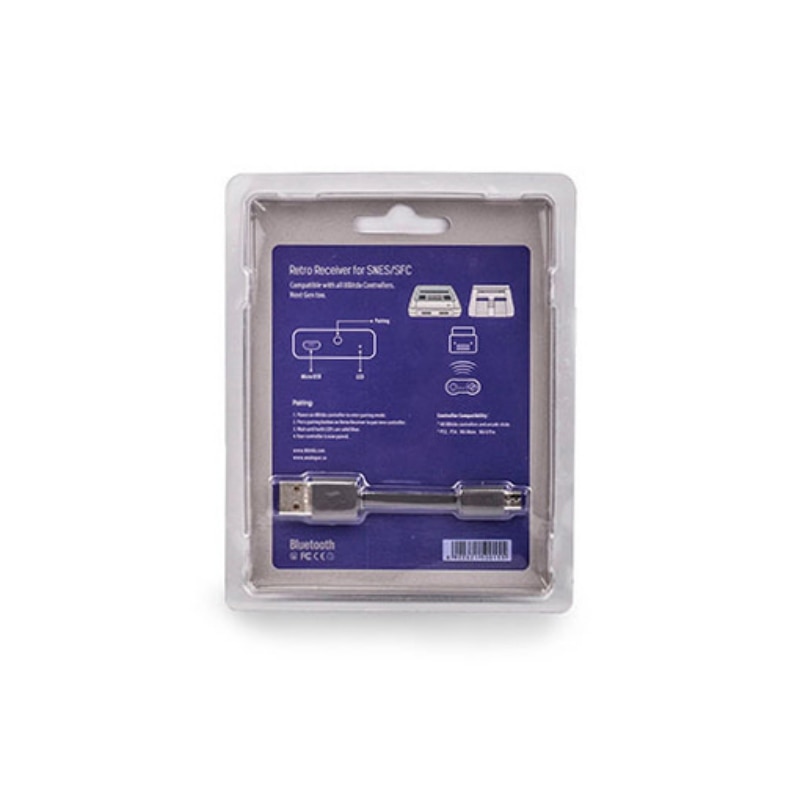 Pour 8bitdo Rétro Bluetooth Récepteur Sans Fil Dongle Pour SNES NES30 SFC30 NES Pro PS3 PS4 contrôleurs de jeu