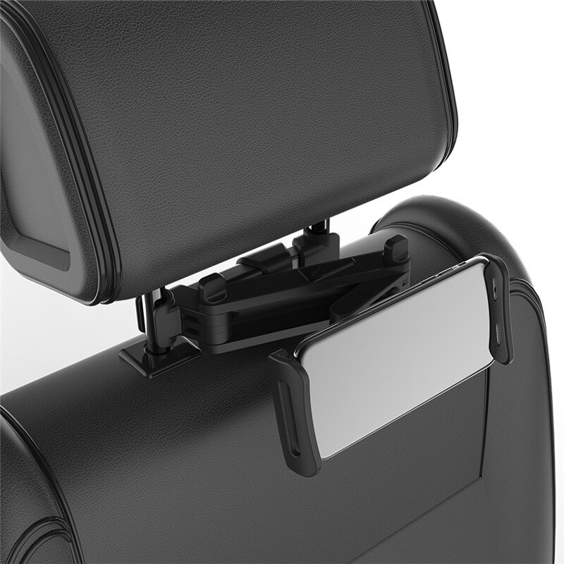 Fleksibel 360 graders rotering til ipad bilpude mobiltelefonholder tablet stativ bagsæde nakkestøttebeslag 5-11 tommer