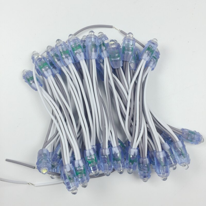 LED Nodes 9mm Single Color Pixel Modules DC5V IP67 Waterproof Point Lights For Advertisement Letters 50pcs/ lot