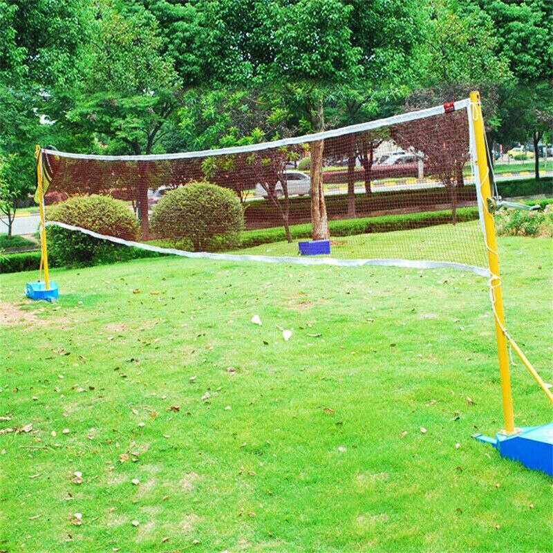 Bärbar träning badminton volleyboll tennisnät utomhus strand trädgård sport hållbart regntätt