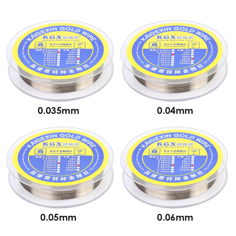 0,035mm/0,04mm/0,05mm/0,06mm praktisch Bildschirm Trennung Draht 500m Glas Schneiden linie für iPhone Samsung Telefon Reparatur Werkzeuge