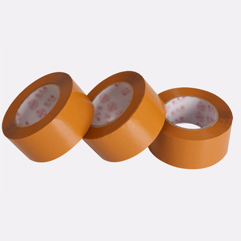 5 Roll/Pack Transparante Afdichtingsband Zelfklevende Verpakking Tapes Logistiek Pakket Supplies Bopp Tapes 5.5Cm X 100M: beige