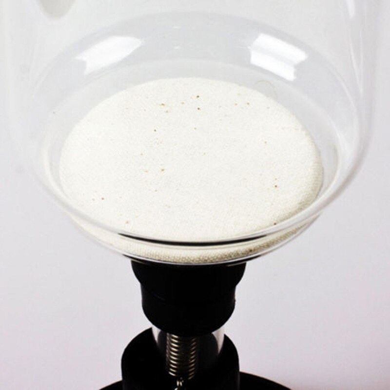 10 pcs of Natural Cotton Cloth Replacement Filter Made of Siphon Coffee Pot Vacuum Cleaner Siphon Cloth Made of Coffee Filter