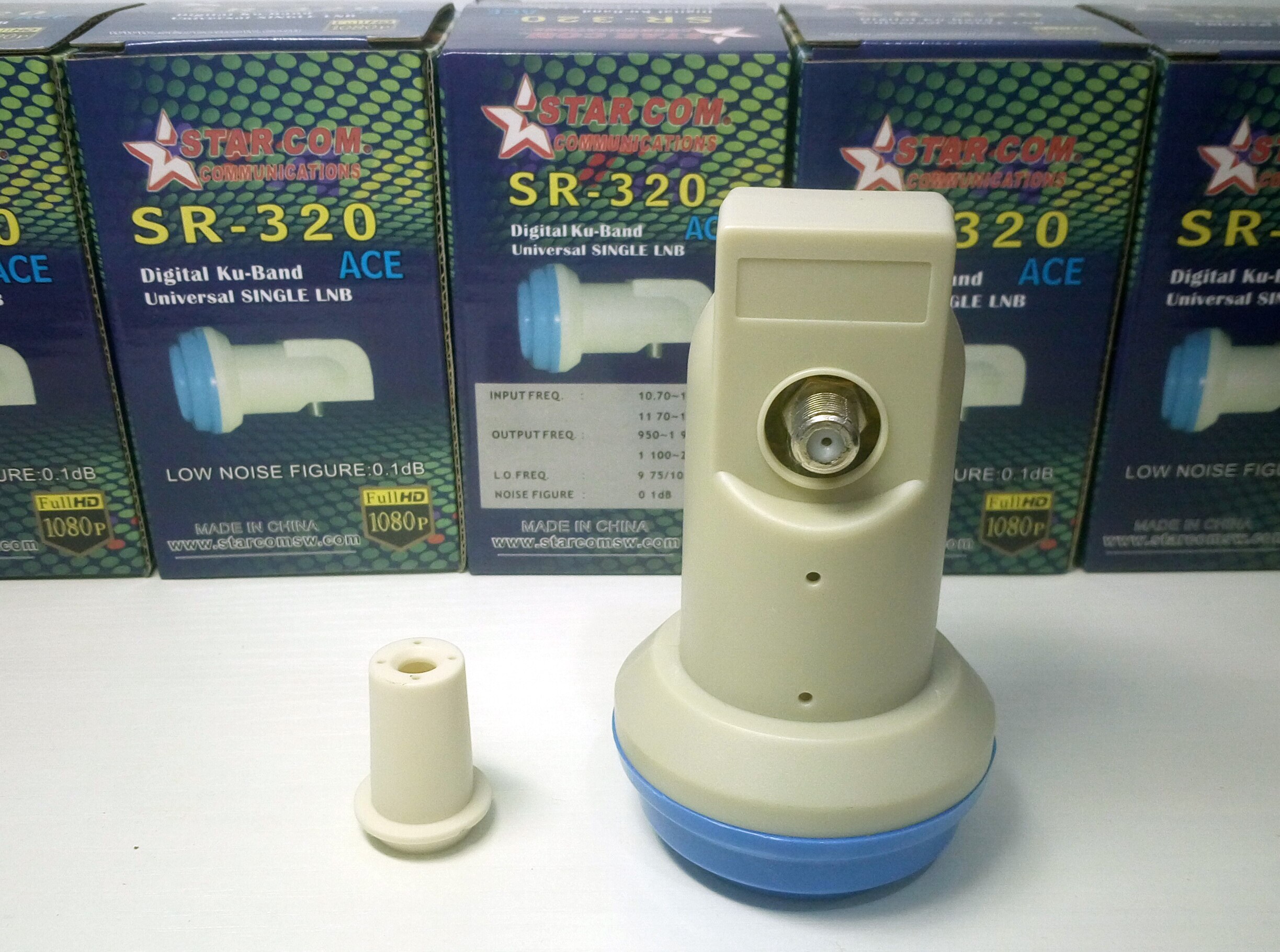 Star com sr -320 bedste signal digital hd universal ku band single lnb vandtæt høj gain lav støj lnb