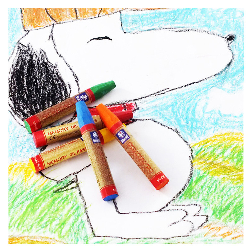 12/18/24 Colors Oil Pastel Art Painting Crayons Hexagon Oil Pastel Set Stationery School Drawing Art Supplies