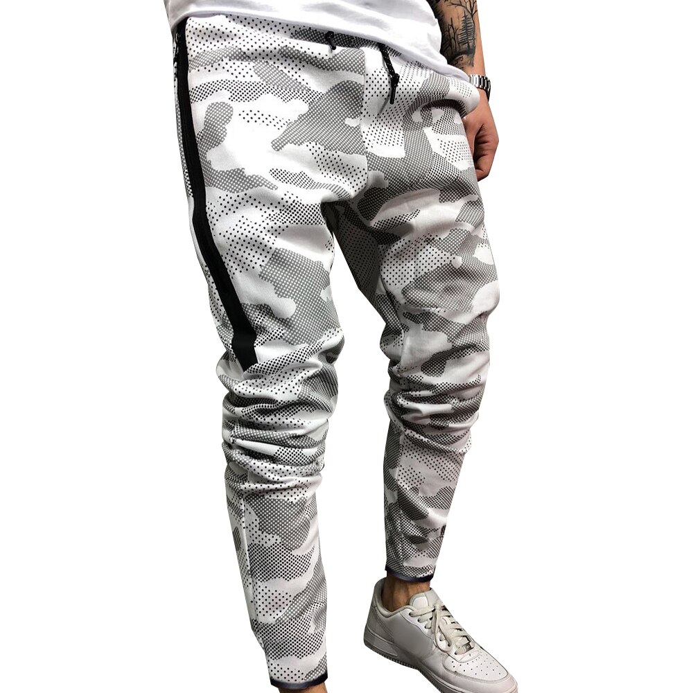 Tarnung Fitness Sport Schlauch für Männer Fitnessstudio trainieren Spitze hoch Taille Joggen Schlauch Atmungsaktive draussen Laufschuhe Trainning Jogginghose
