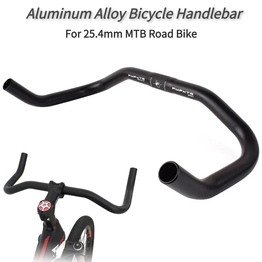 25,4 mm 390 mm Bullhorn-Lenker für Fixed Gear Mountain Road Bike Fahrradteile Aluminiumlegierung Fahrradlenker Rest Bend Bar