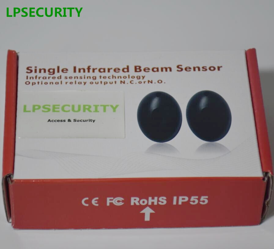 LPSECURITY IP55 10m automated gate safe Infrared sensor/swing /sliding/garage gate and door safety infrared photocells