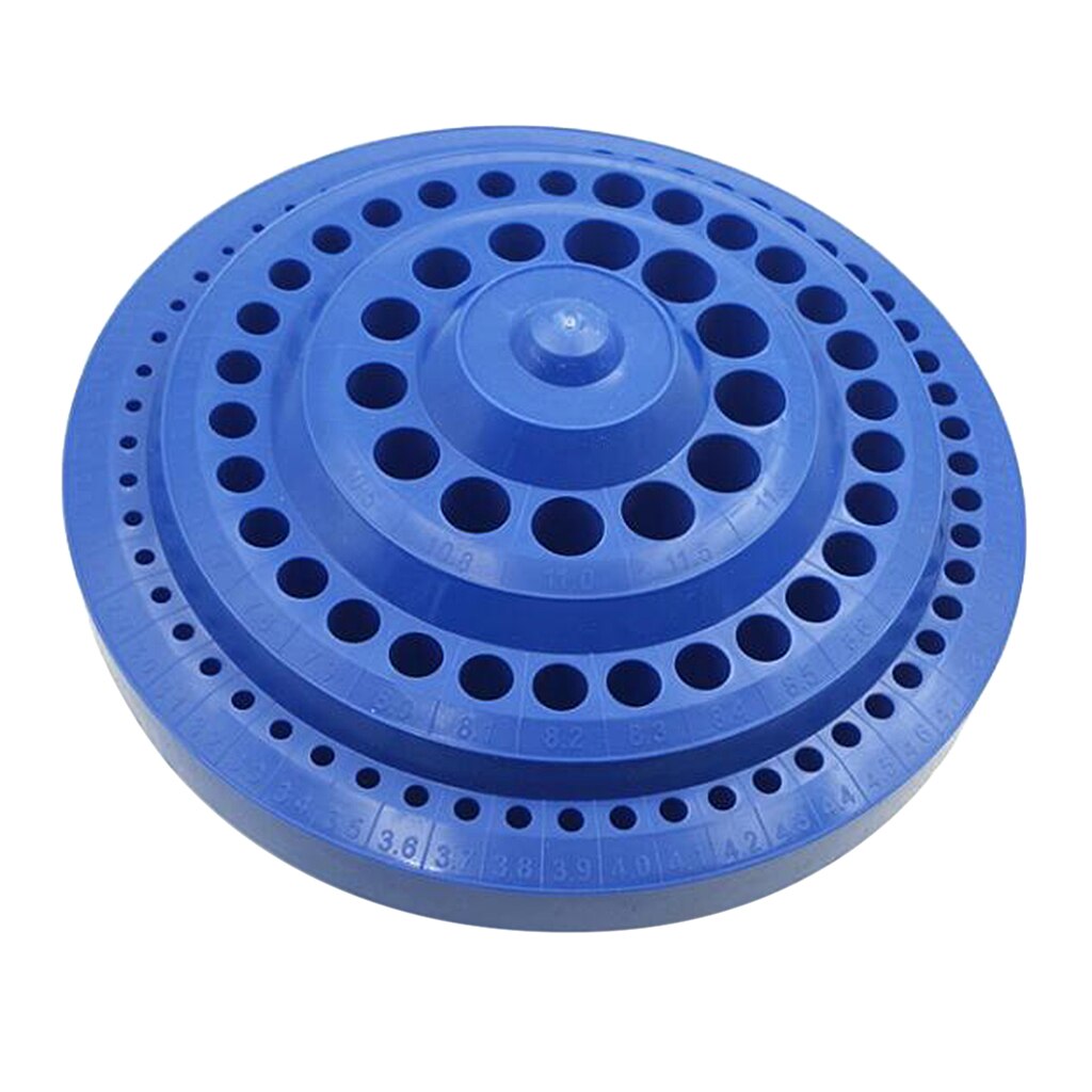 Plastic Drill Bits Storage Case, Easy to store with rotating stand structure