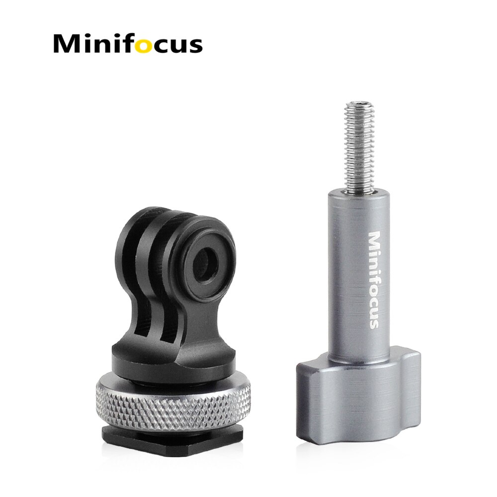 Adaptateur de montage de chaussures chaudes trépied vis à caméra d'action pour GoPro Hero 9 8 7 6 5 4 OSMO montage sur DSLR caméra téléphone Cage chaussure froide: Default Title