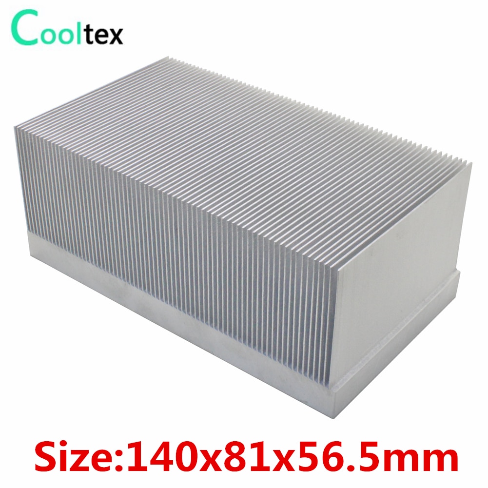 Aluminum Heatsink 140x81x56.5mm Skiving Fin Heat Sink Radiator for Electronic LED Integrated Circuit Cooling Cooler