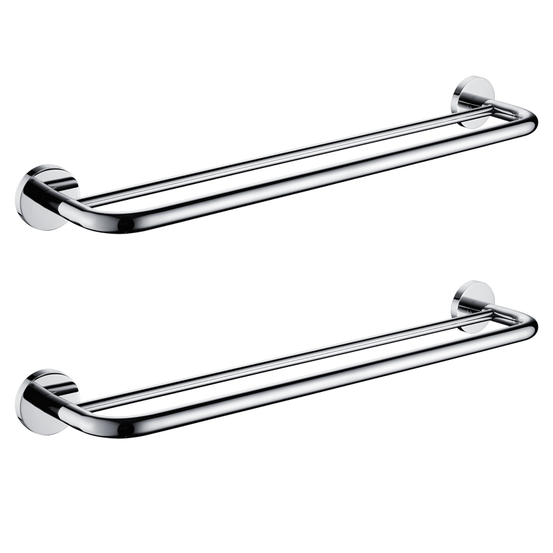 24 &quot;dubbele Handdoek Bars Rvs 304 Handdoekenrek Wandmontage Handdoekhouder 60 CM Handdoek Rail: 2pcs