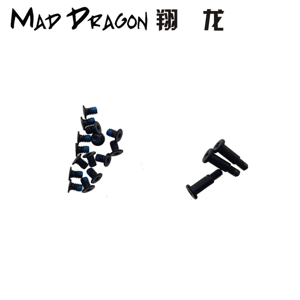 15 PCS lower cover screws /3 pcs nameplate screws for Dell Precision 5520 5530 5540 M5530 Laptop Bottom shell black screws