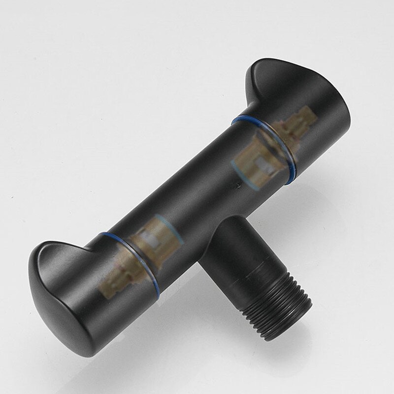 Driehoek Klep G1/2 Driewegklep Een In Twee Out Dual Hoekstopkraan Wasmachine Wc Water afsluiter Multifunctionele Tap