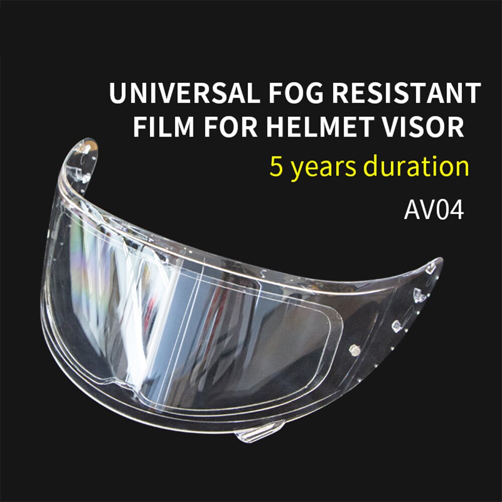 Universal Clear Motorhelm Lens Anti-fog Film Bril Sticker Helm Sticker Motorfiets Patch N15