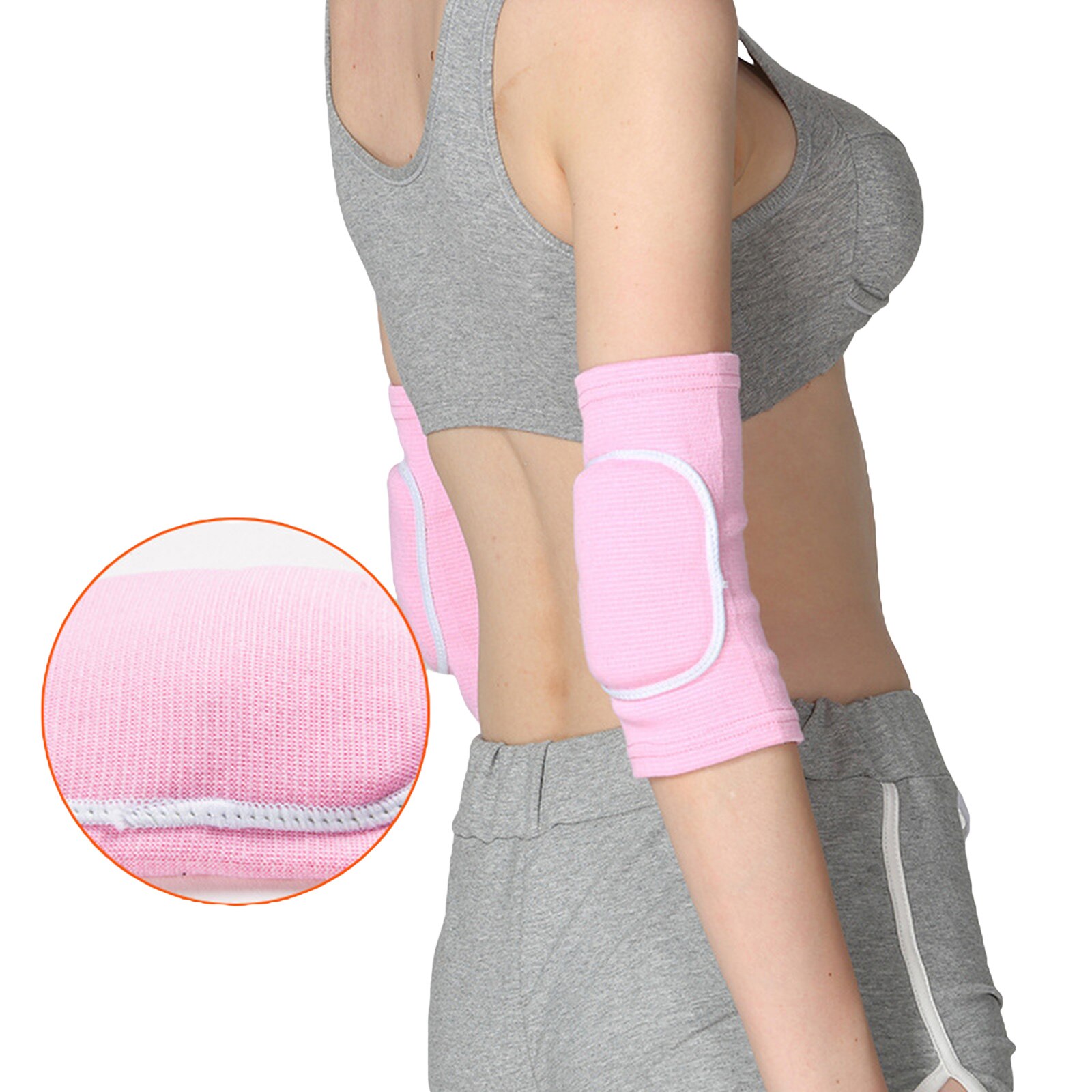 Coudière épaisse en tricot pour adultes, protection du corps, enveloppe d'exercice, pour femmes et hommes, noir/gris/rose