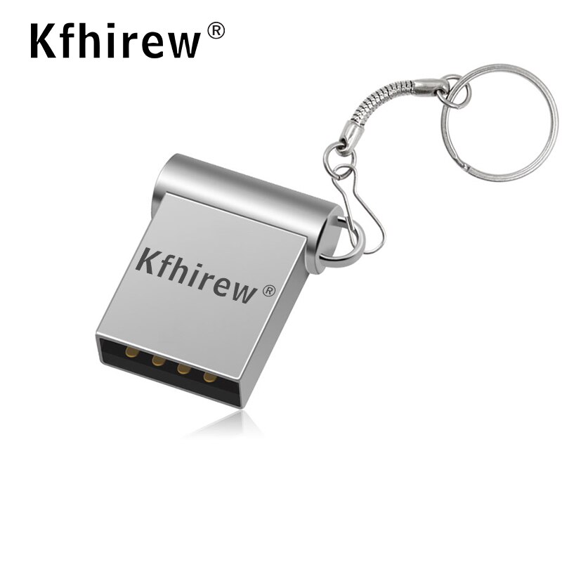 Super mini USB flash pendrive 16GB 32GB de memoria USB de alta velocidad USB 2,0 4GB 64GB 128GB U disco de dispositivo externo de pen drive 8GB: 4 GB / silver