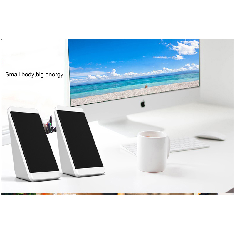 USB Wired Computer Speakers 2 Pieces PC Elevation Angle Horns For Laptop Desktop Phone Audio Speaker Multimedia Loudspeaker