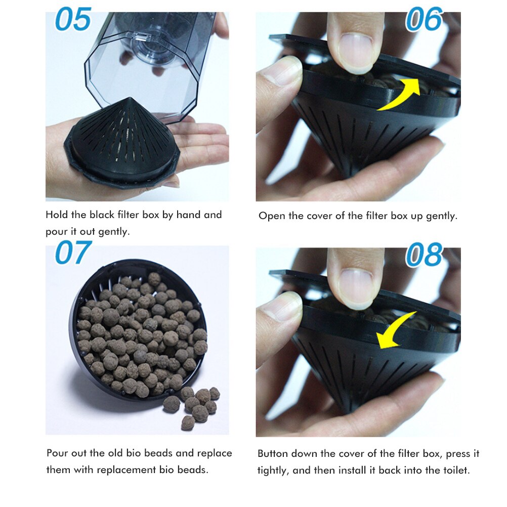 Colector de excrementos de peces, herramienta de limpieza de acuario con filtro automático, recolector de residuos de pecera, 1