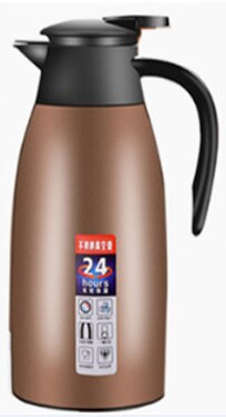 304 termokande i rustfrit stål 2l dobbelt vakuum kaffe te koldt vand beholder isoleret kolbe holde varm 24 timer: 6