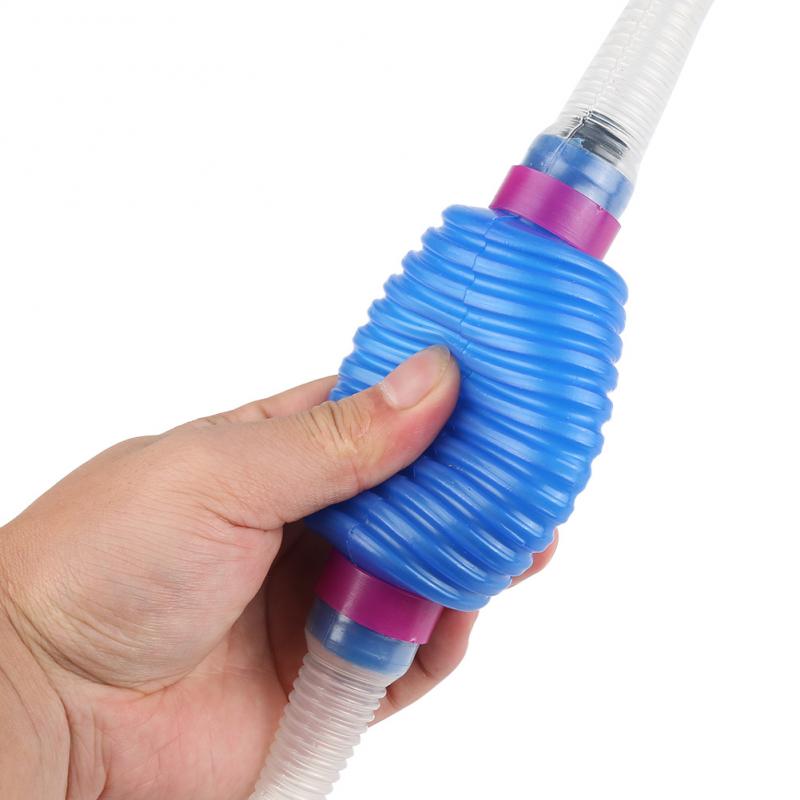 Aquarium Water Filter Fish Tank Gravel Vacuum Cleaning Cleaner Siphon Pump Hang Up Tank Strainer Water Changing Tool