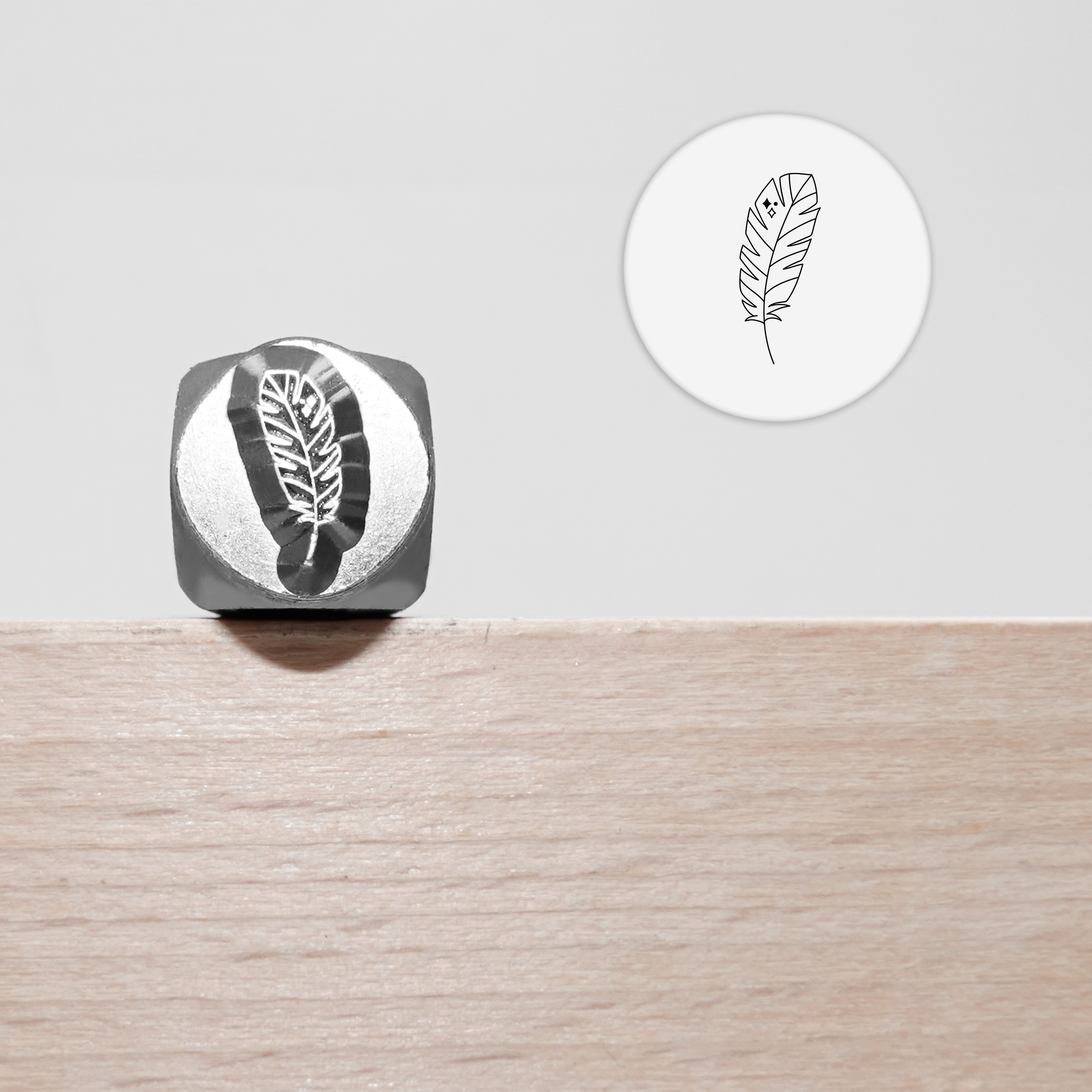 Metallprägung, Schmuckherstellungszubehör, mystische Ikonen, Metall-Stempel für Metall, Schmuck (8,5 mm): Gelb