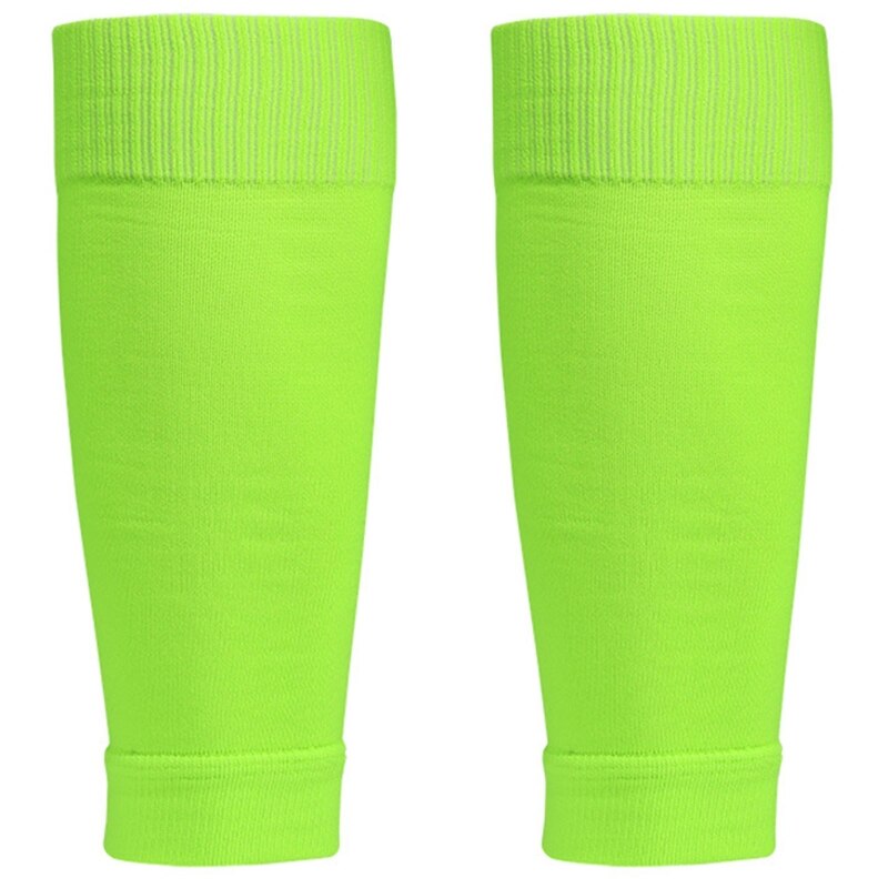 Running Football Leg Compression Sleeves - Shin Splint, Calf Compression Sleeve Men and Women: fluorescent green