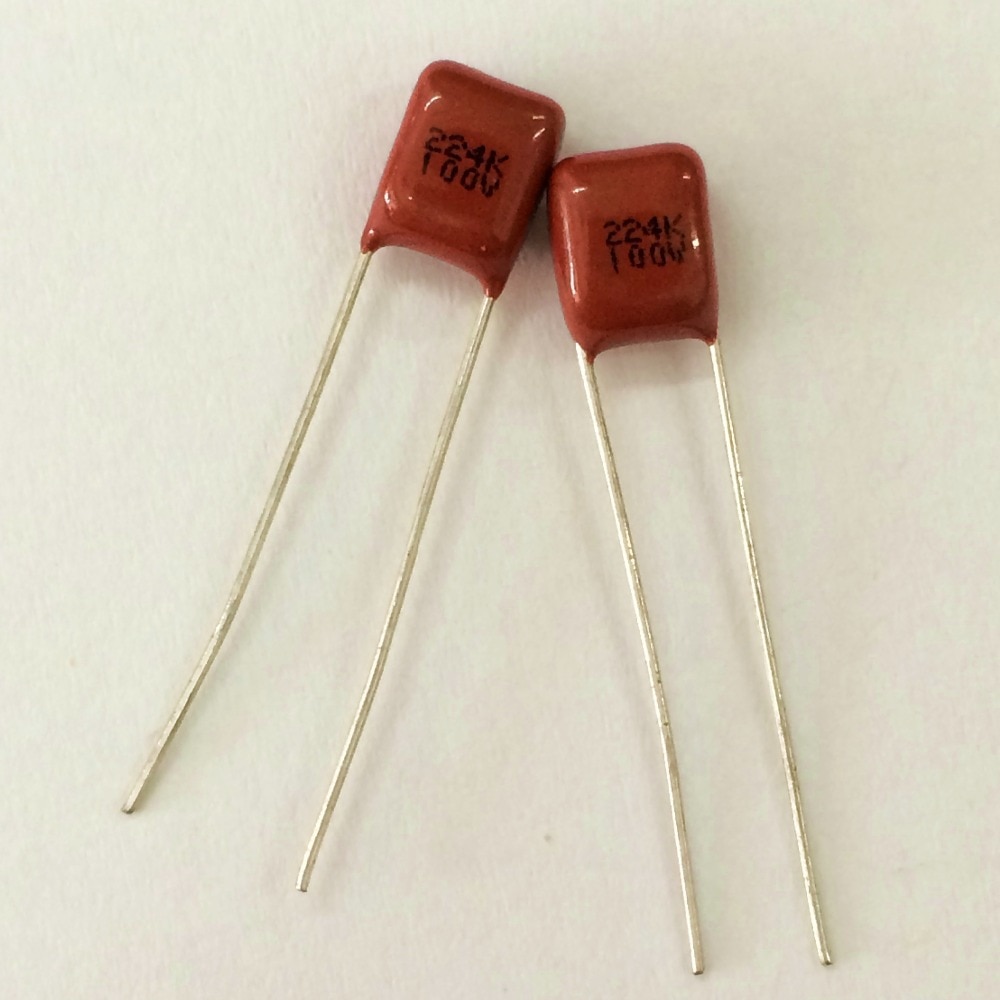 20 st cbb kondensator 224 100v 224k 0.22uf 220nf p5 metalliserad polypropenfilmkondensator