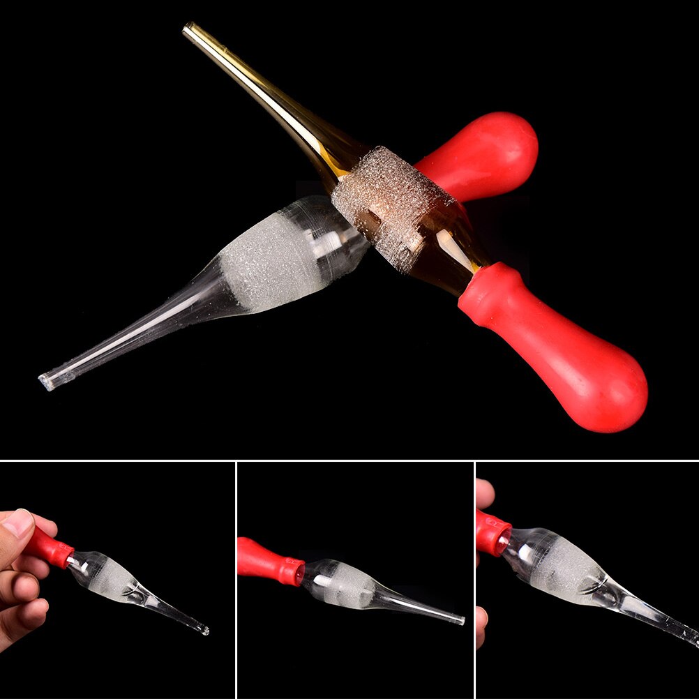 30ML White Brown Scale Glass Pipettes Glassware Laboratory Rubber Head Transfer Dropper