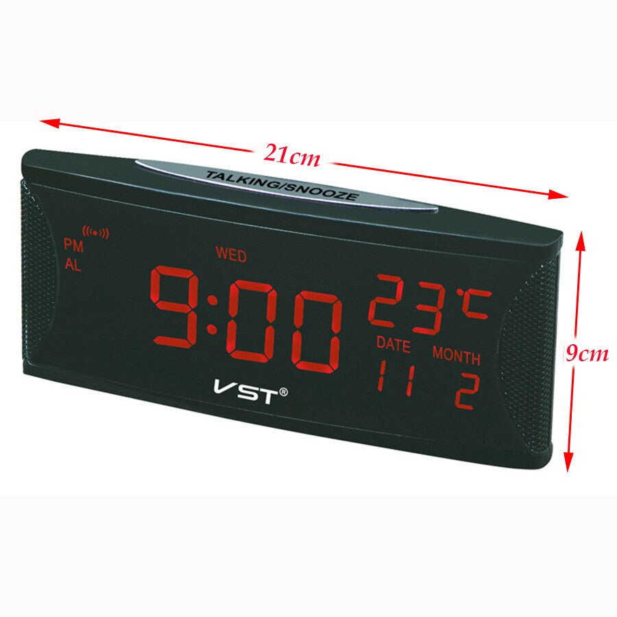 Rosyjski rozmowa cyfrowy budzik zegary pokojowe robić salonu stół retro zegar temperatura Duńczyk ambona zegar na biurko sypialnia stół zegarek