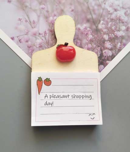 Handleliste kjøleskap magnet magnet kalender legge igjen en melding kjøleskap klistremerke post-den tavle tavle notater magnetisk tavle: Eple