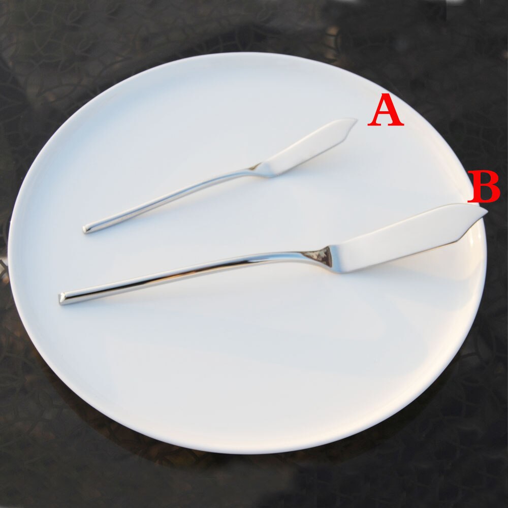 2pcs Cake Knife set Butter Knife Cheese Spreader Butter Jam Cutter Slicer Fish knives Breakfast Baking Cake knife tablewear set