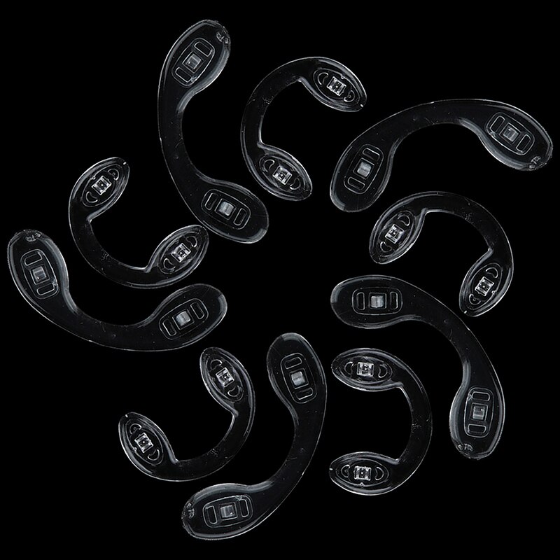 5 par okulary samoprzylepne noski silikonowe noski noski antypoślizgowe cienkie i przezroczyste noski robić okularów okulary przeciwsłoneczne