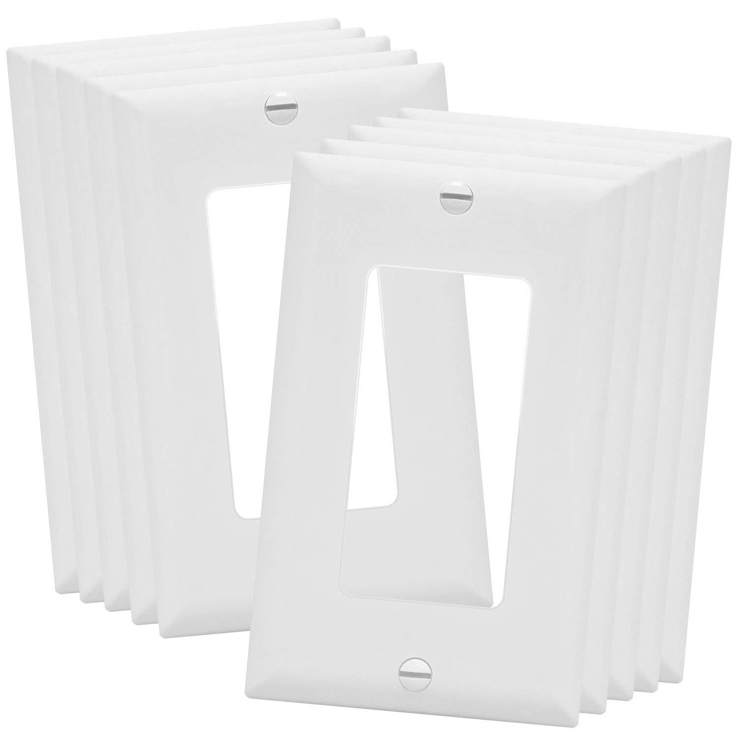 Decorative Switch Wall Panel Is Covered Household Socket Standard Size Suitable For Paddle Rocker GFCI Equipment Timer