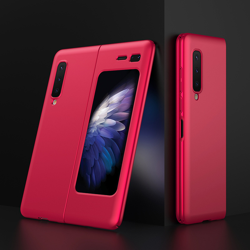Originele Voor Samsung Galaxy Fold Case Anti-Klop Volledige Bescherming Ultra-Dunne Flip Matte Hard Pc Cover Voor samsung Vouw Coque