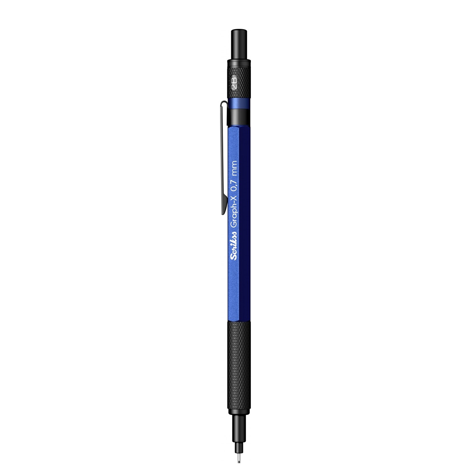 Scrikss Graph-X Metal Mechanical Pencil 0.7mm-0.5mm Drawing Writing Activity Pencil Art Student School Office supplies Refills stationery stationary pencils colored pencils: Blue 1 PCS 0.5mm