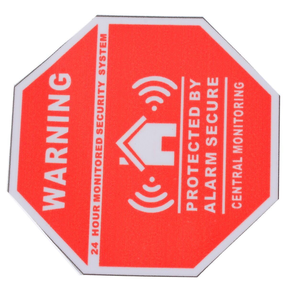 5pcs Home Alarm Security Decals Warning Signs Sticker Window Door Stickers 7.5*7.5cm For Household Safety Supplies