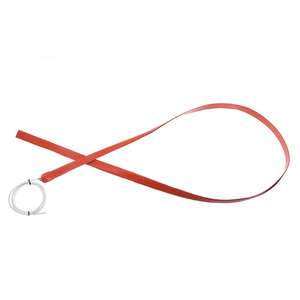 50W 12V Electric Heating Pads 12x500mm Silicone Heater Thermal Heating Strip Flexible Line Heater Strap For Injector Heated
